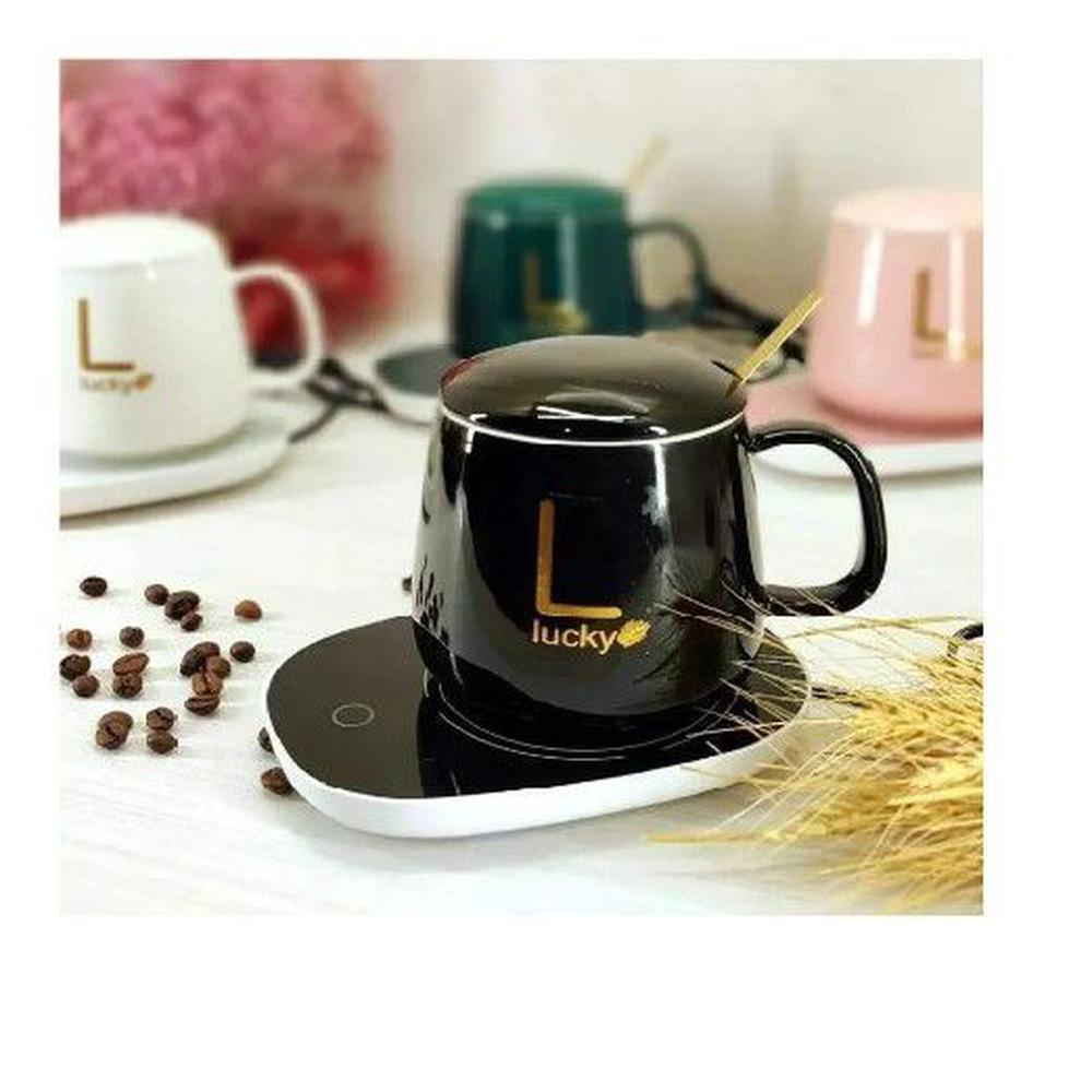 taza mug eléctrico café mate te leche a corriente