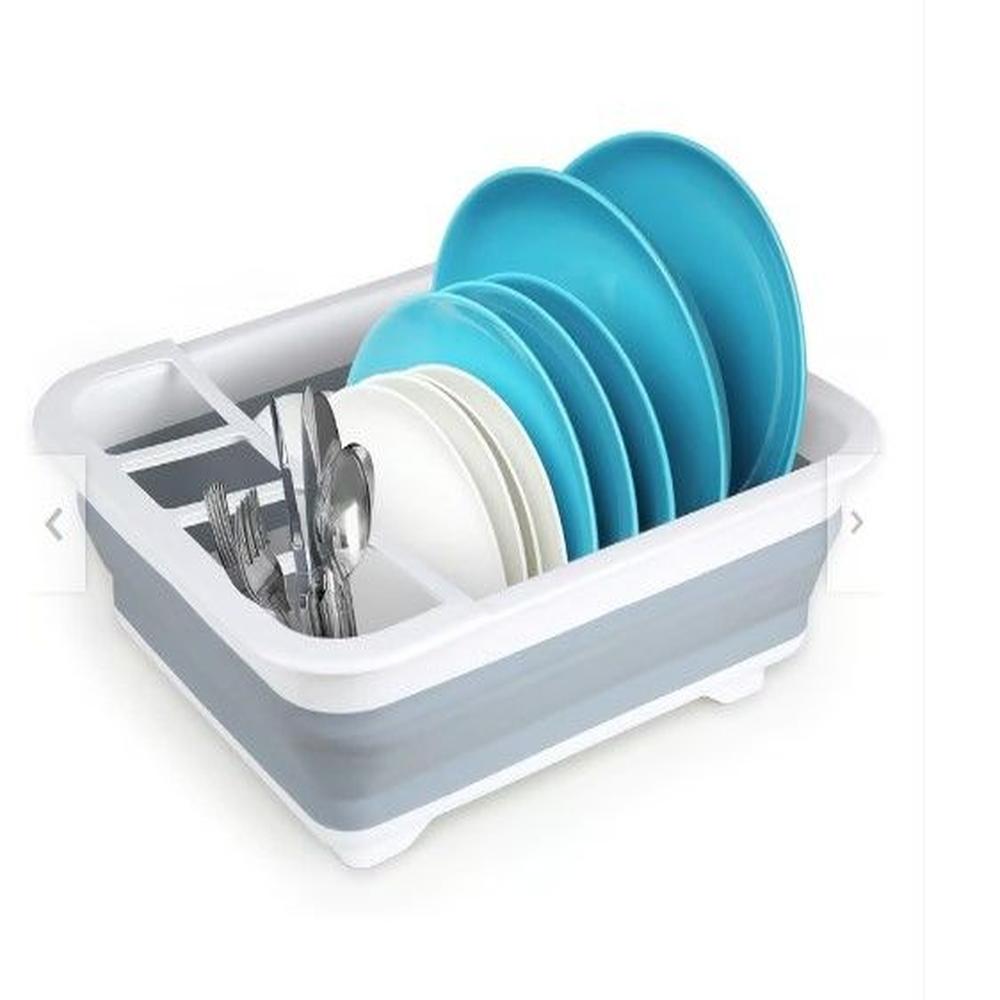 Escurridor De Platos Plegable De Vajilla Y Loza Para Lavaplatos