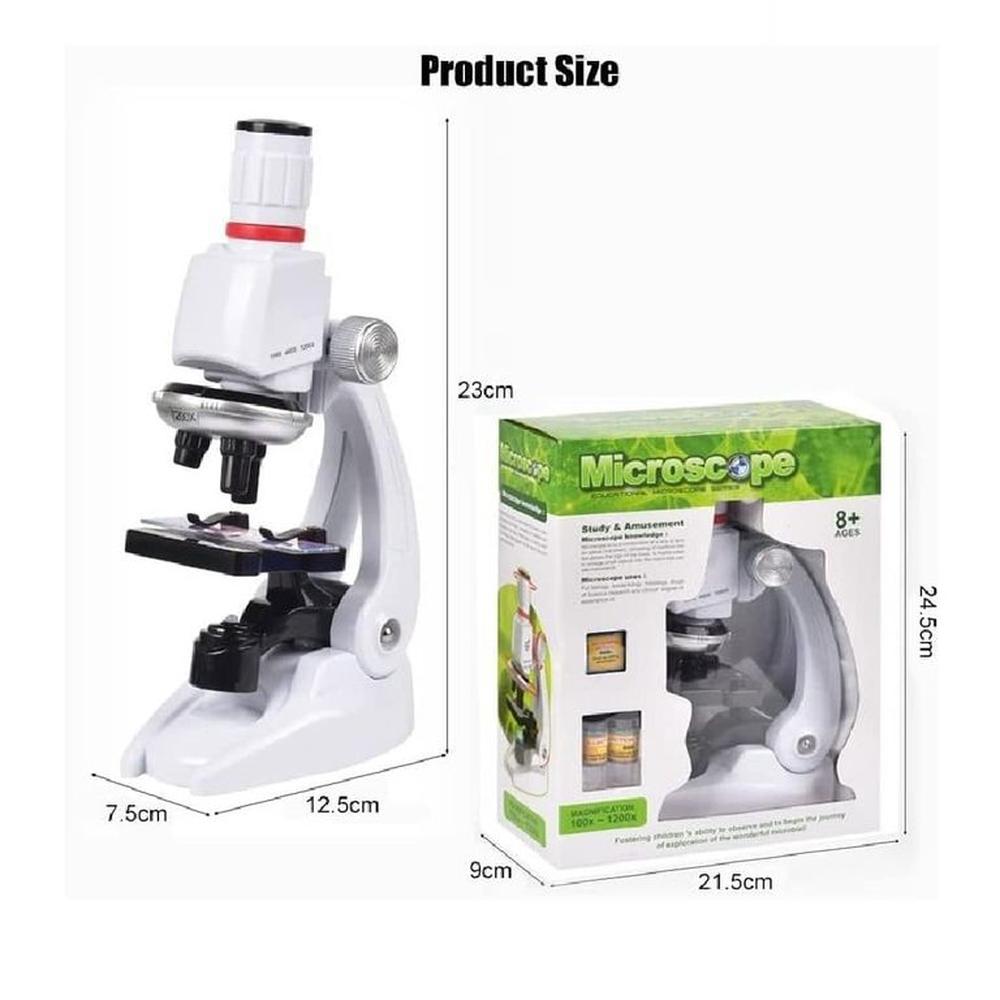 Kit Laboratorio Microscopio 1200X Ciencia Educativo