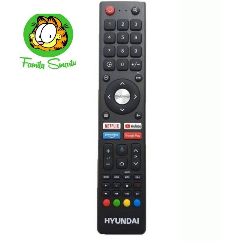 CONTROL REMOTO GENERICO HYUNDAI PARA SMART TV PILAS