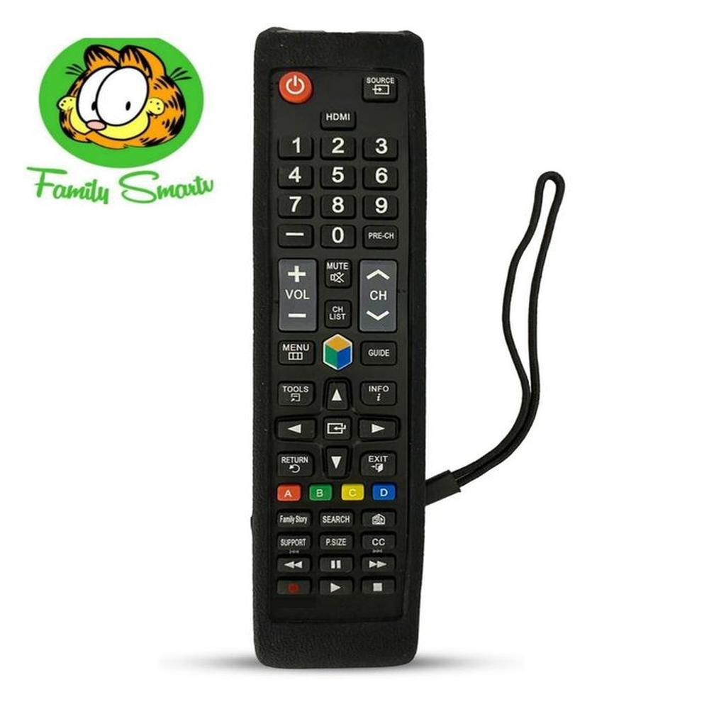 Funda de Silicona Para Control Remoto Samsung Grande Smart Negro