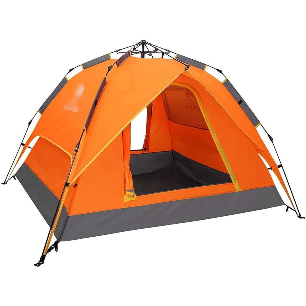 Carpa Automatica Camping Alta Montaña para 6 Personas - color Naranja