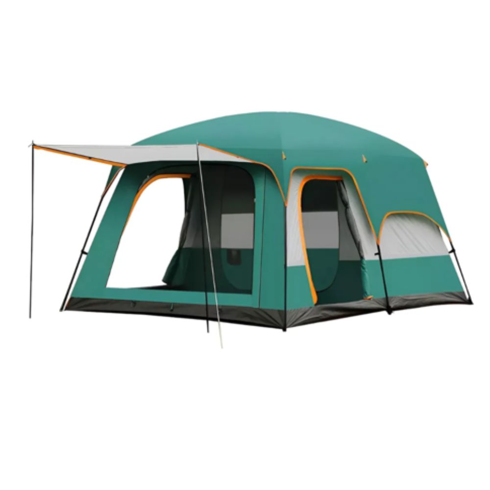 Carpa Camping Familiar para 5-8 Personas - color Verde