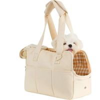 Bolso Para Mascotas Pequeñas Talla S Beige