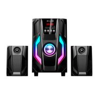 Parlante 2.1 Halion HA-K44 Bath Subwoofer 4"" USB, SD, BT, FM 80w