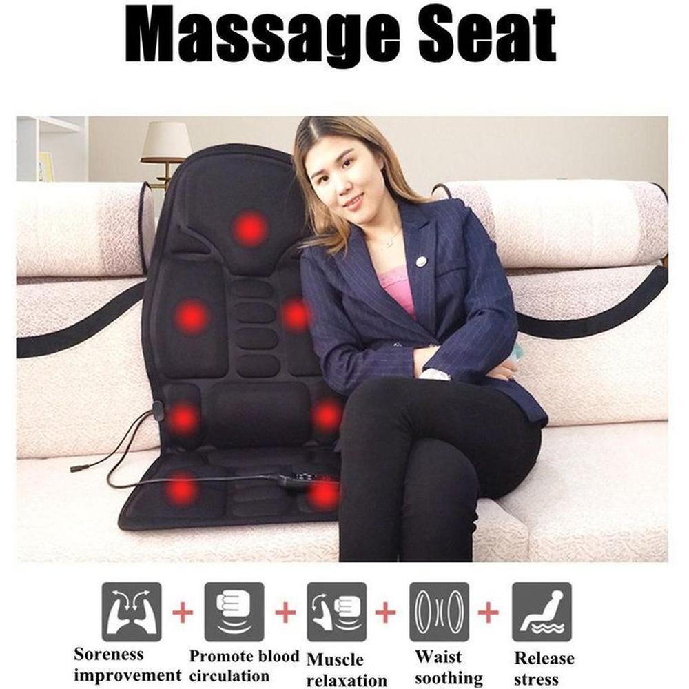 Masajeador de espalda auto-negro