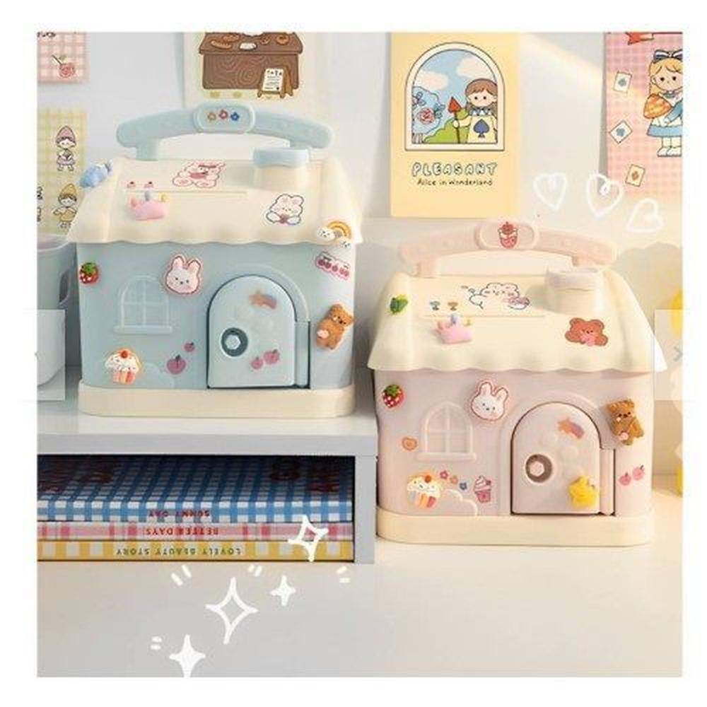 Juego Alcancía Casita Kawaii Aleatorio
