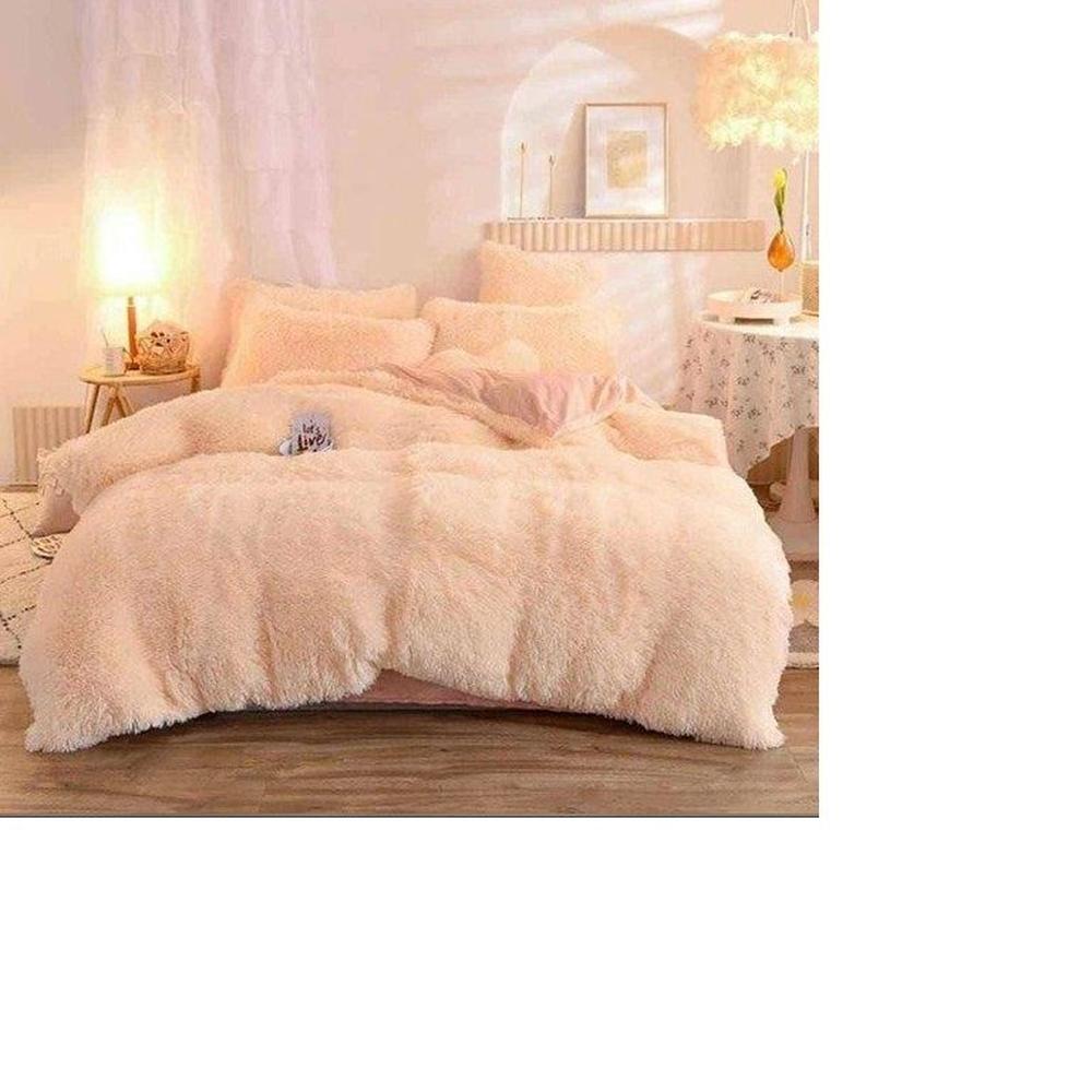 Edredones de Peluche Set de 4 Piezas de Calidad