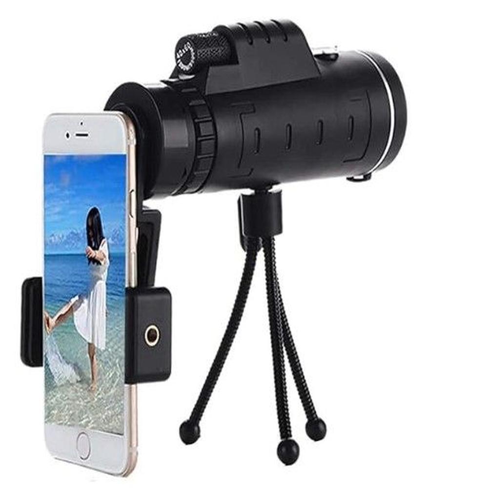 Telescopio monocular para celular con soporte kawaii tendencia