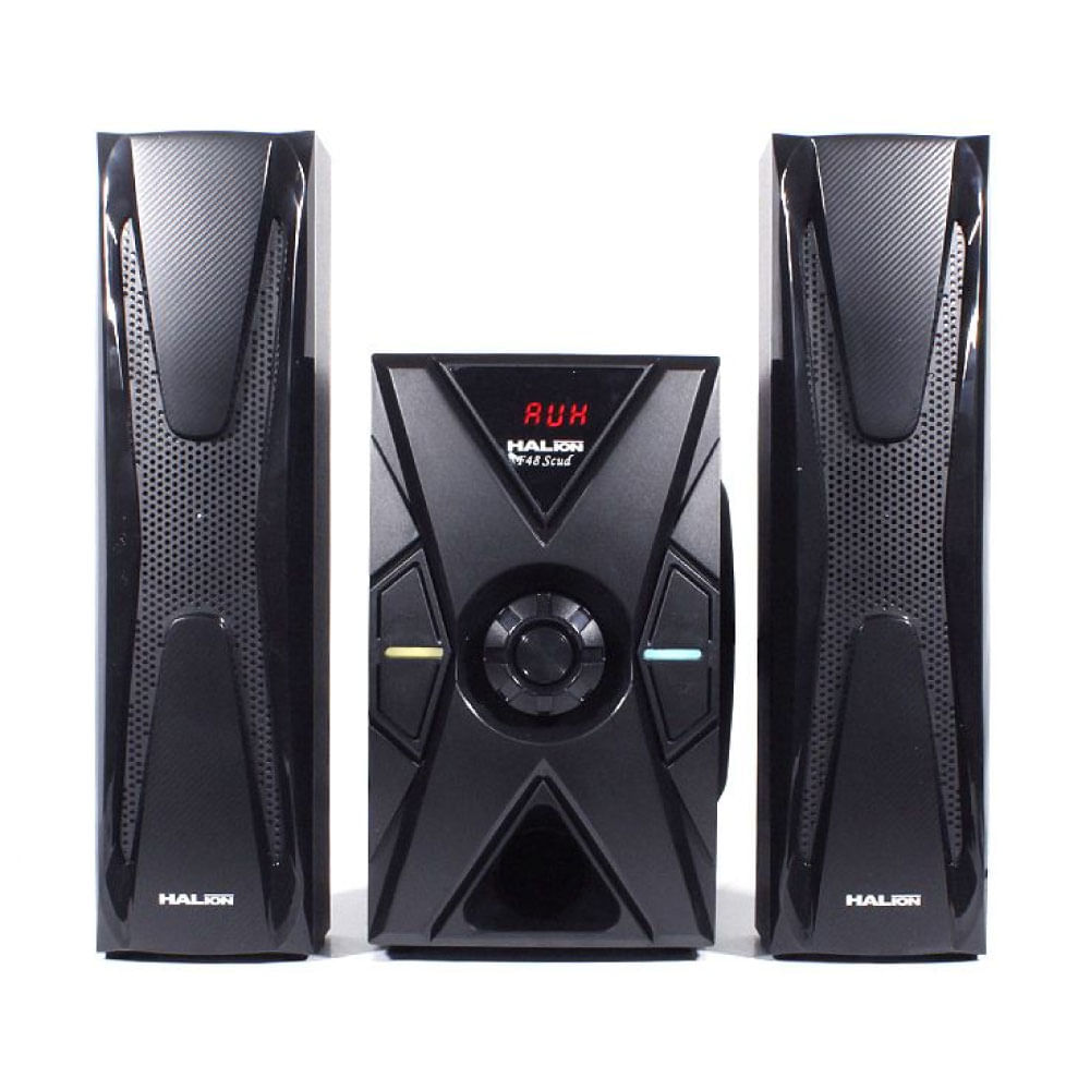 Parlante 2.1 Halion HA-F48 Scud Subwoofer 5.25"" USB, SD, BT, FM 120w