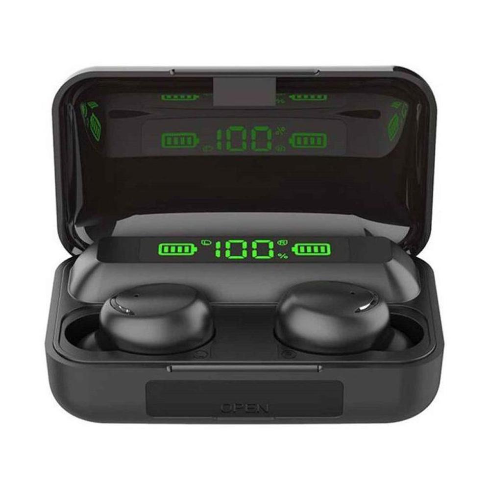 Audifonos bluetooth inalambricos tactil f9 pro con power bank