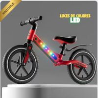 Bicicleta Balance Plegable Para Niños Strick Rojo