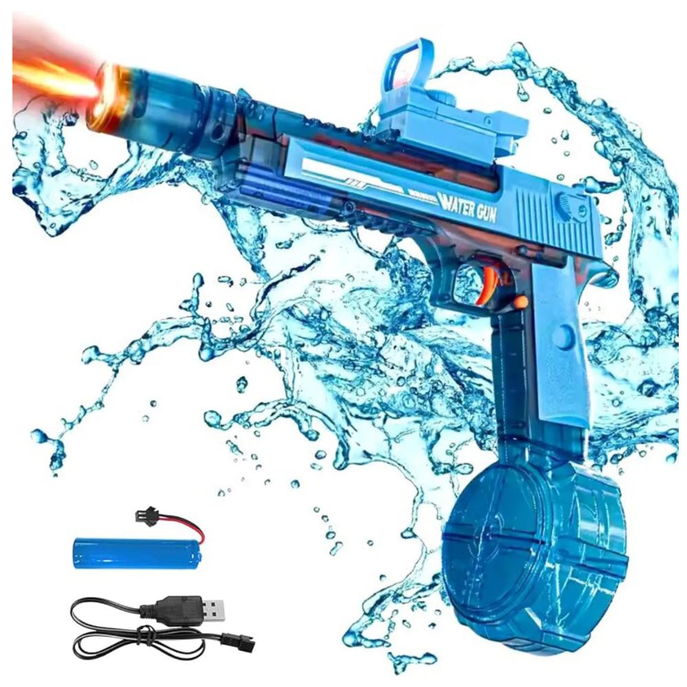 Pistola UZI Eléctrica Lanzador de Bolitas de Hidrogel