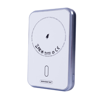 Power Bank Magnético Carga Rápida 10000mAh Blanco