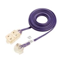 Extesión Cube Taps P90 2x16awg 2 metros Lila Cords