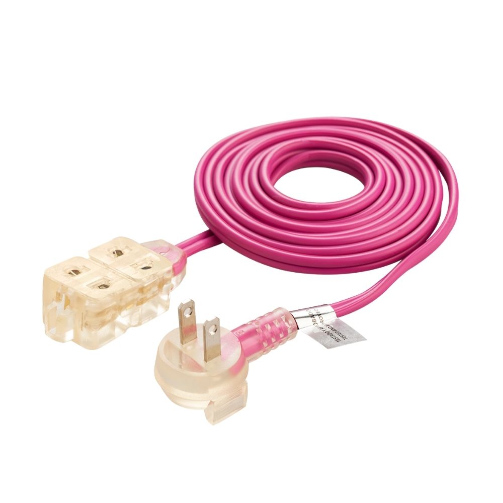 Extesión Cube Taps P90 2x16awg 2 metros Violeta Cords