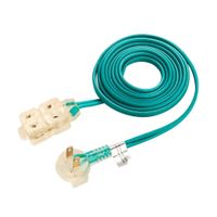 Extesión Cube Taps P90 2x16awg 2 metros Turquesa Cords