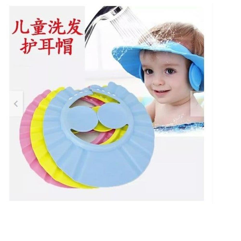Gorro protector de baño para ducha bebé niños amarillo