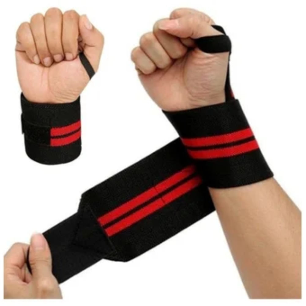 Par de Vendas Muñequeras para Potencia Gym Pesas