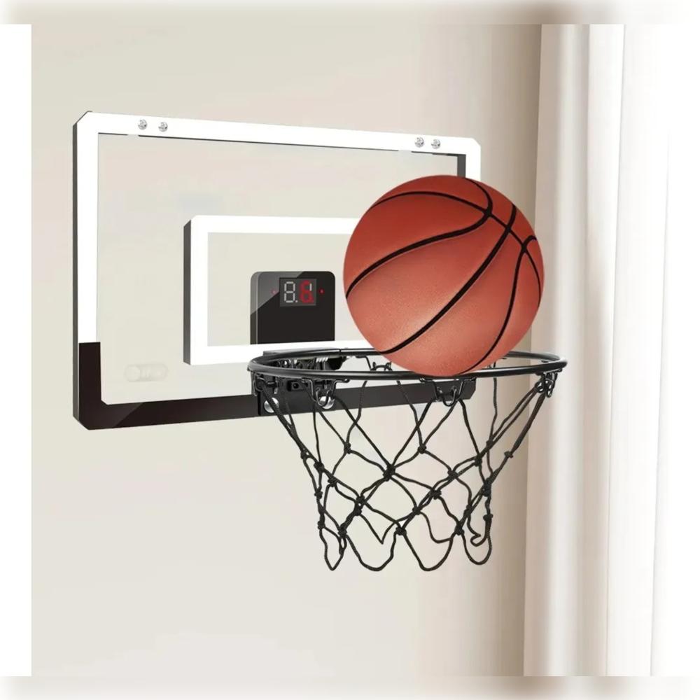 Mini Tablero de Basquet Portatil con Marcador Led