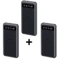 Combo x3 Power Bank REMAX RPP-10 10000mAh Carga Rápida