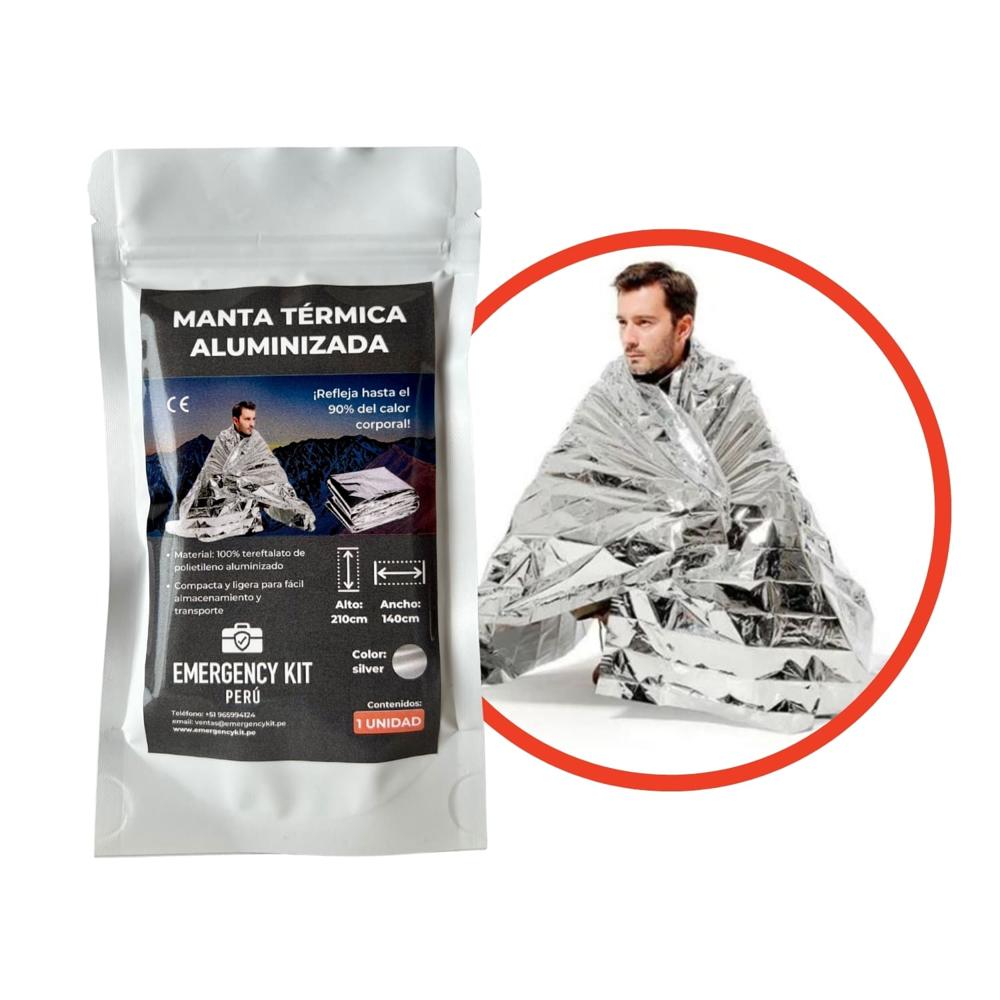 Manta térmica aluminizada