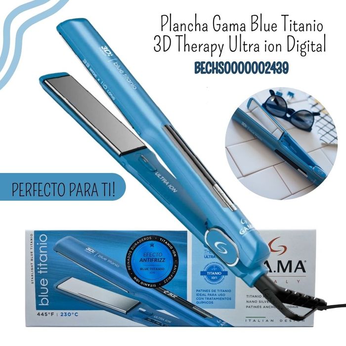 3d Therapy Plancha De Pelo Gama 3d PLANCHA ALISADORA GAMA BLUE