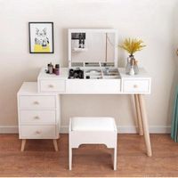 Tocador más Silla Vintage Colombia Blanco R&R MUEBLES