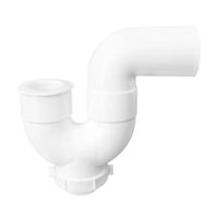 Trampa U de 2"" con adaptador 1 1/4"" - 1 1/2"" Metusa