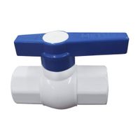 Válvula esférica PVC 1"" con hilos Metusa