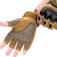 Guantes Tácticos Militares Protección Medio Dedo