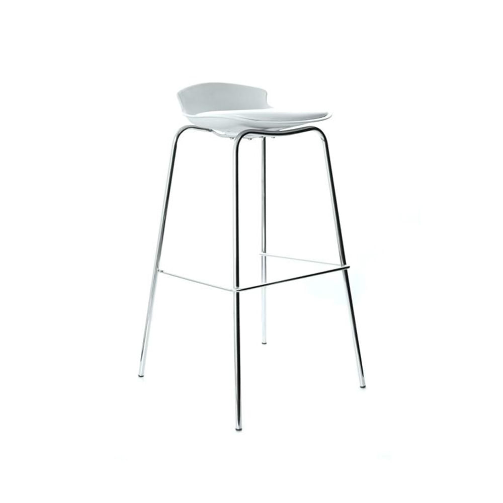 Silla Para Bar Fija Air Blanco Ofideas