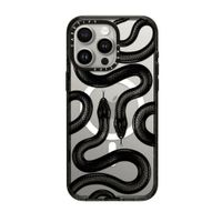 Case Casetify Black Kingsnake Black Case con Magsafe para Iphone 14 Plus