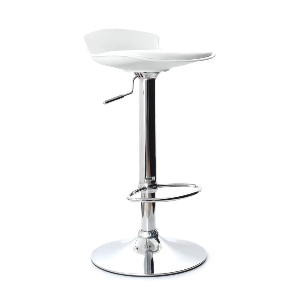 Silla Para Bar Regulable En Altura Air Blanco Ofideas