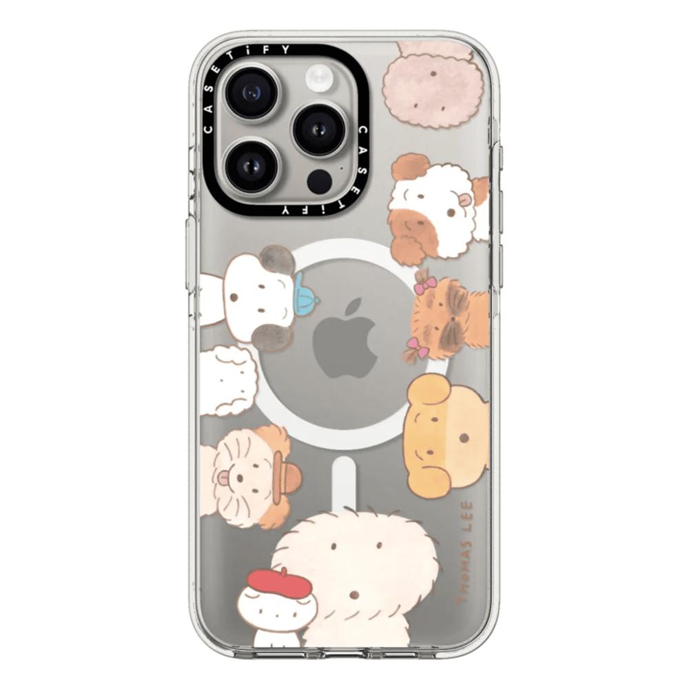 Case Casetify Wake Up! Puppies con Magsafe para Thomas Lee - Iphone 15 Pro
