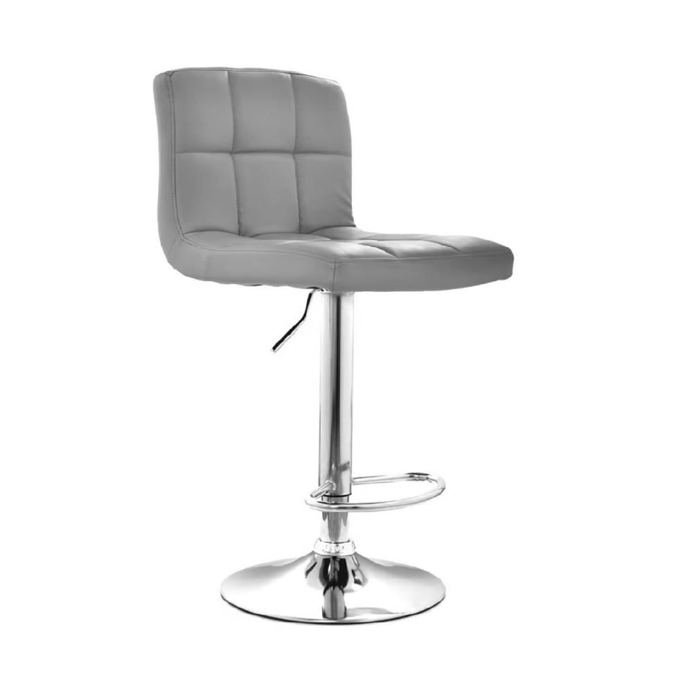 Silla Para Bar Regulable En Altura Nill Sin Brazos Gris Ofideas