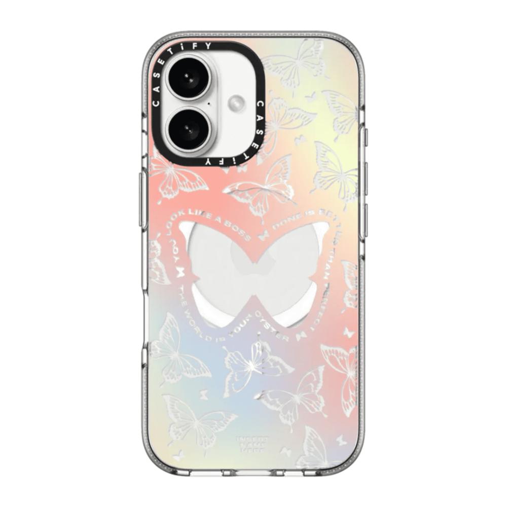 Case Casetify You Give Me Butterflies con Magsafe para Iphone 15 Plus