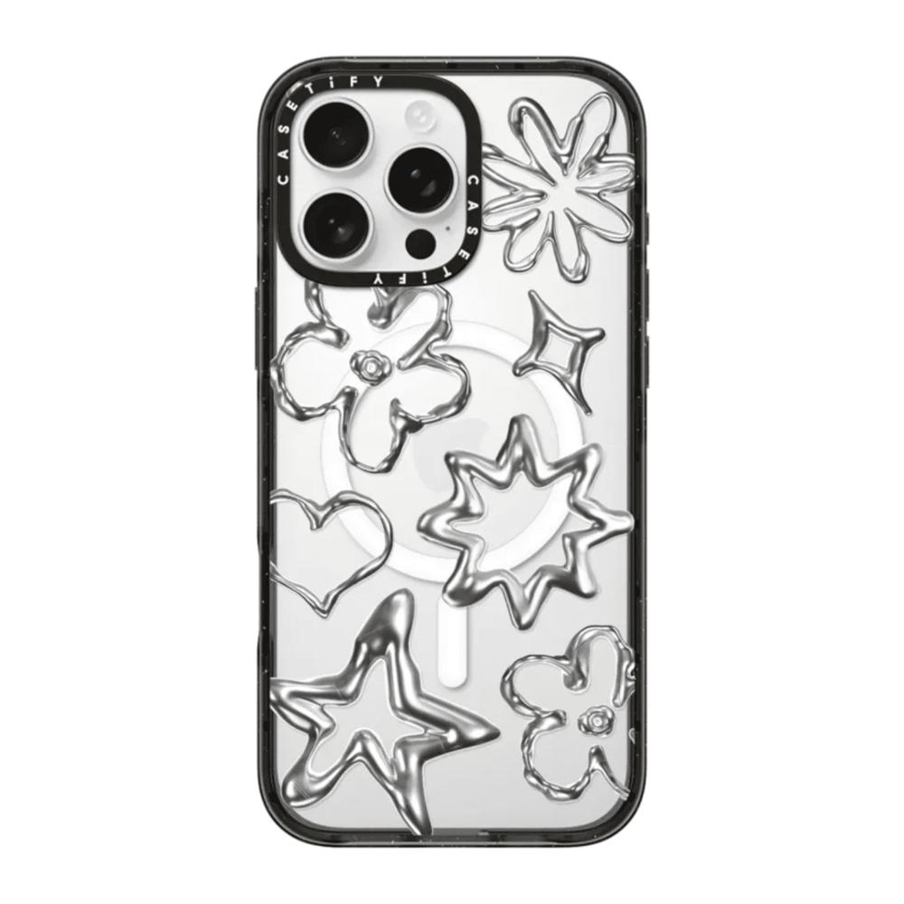 Case Casetify Chrome Doodles con Magsafe para Iphone 14 Plus