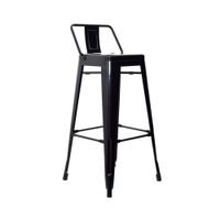Silla De Bar Fija Cloe CE Negro Ofideas