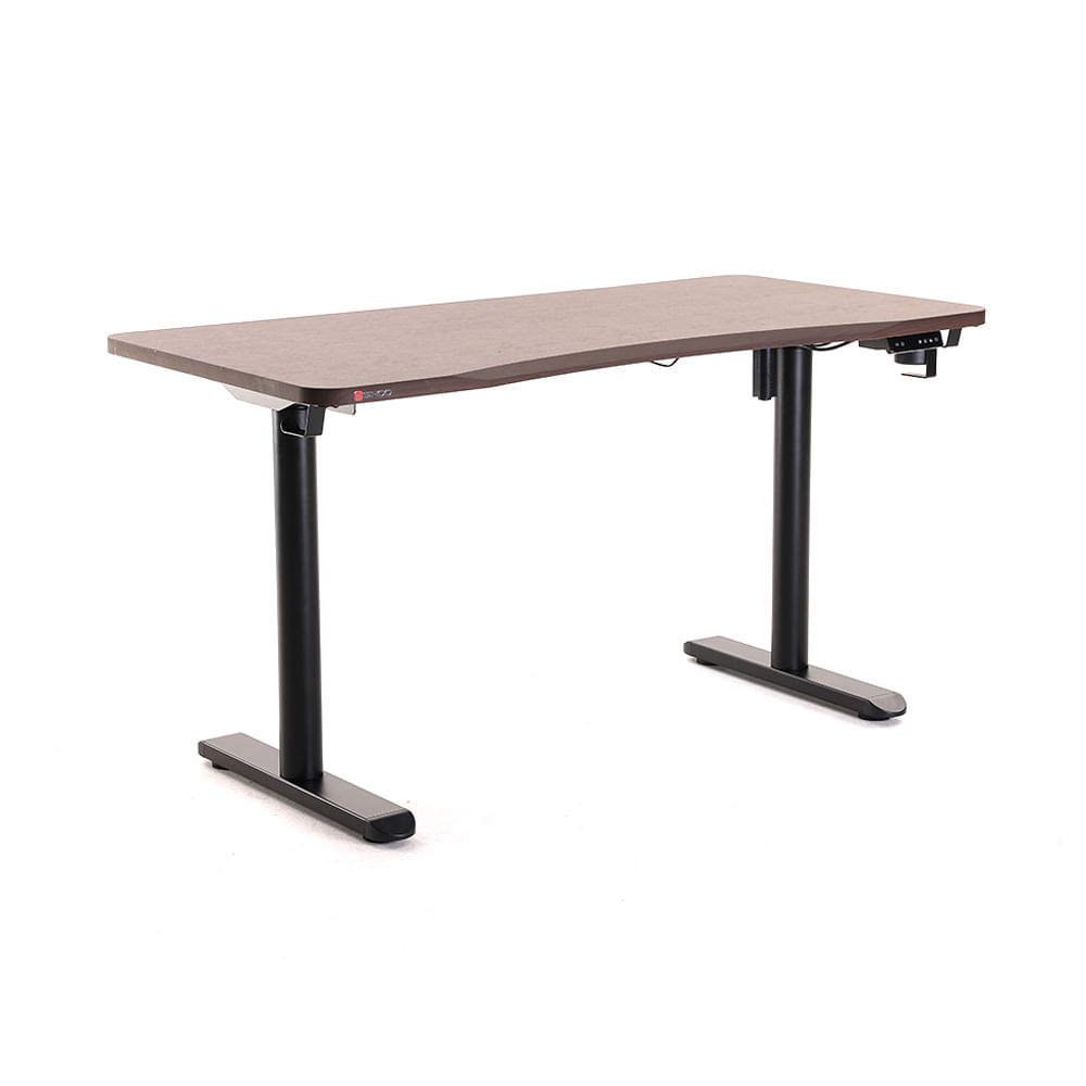 Escritorio Inteligente Regulable Up Premium Nogal Oscuro Ofideas