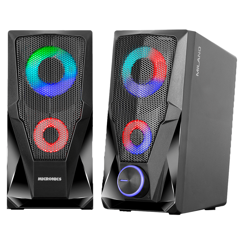 PARLANTE MICRONICS S310 MILANO 2.0 USB RGB