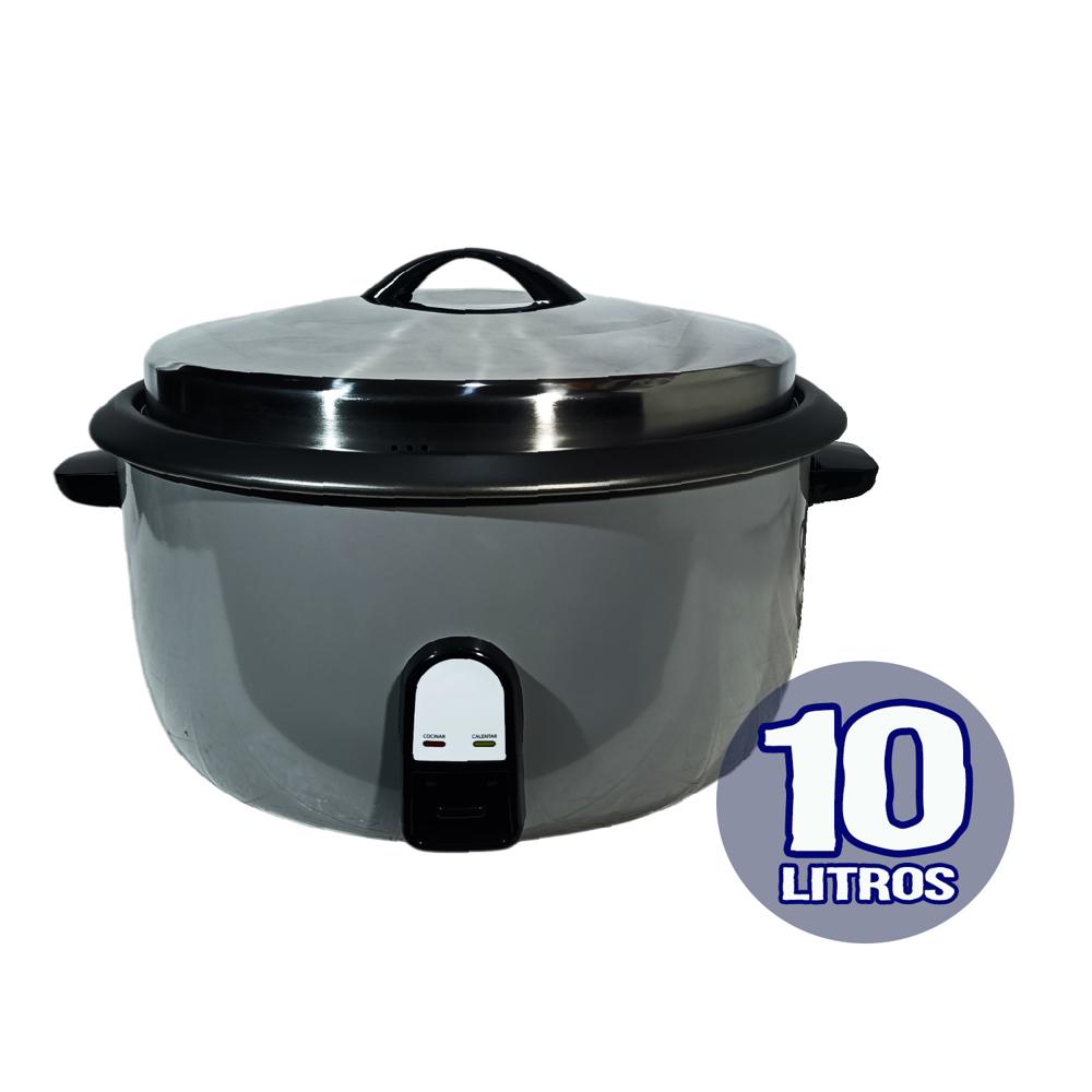 Olla Arrocera Grande Nationalizer 10 Litros Gris 3000 Watts NN-1000