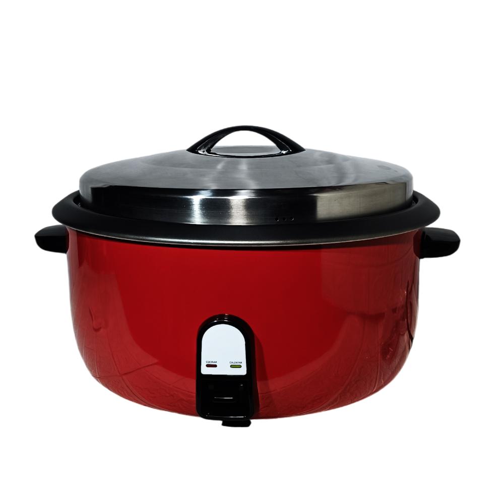 Olla Arrocera Grande Nationalizer 10 Litros 3000 Watts NN-1000 Rojo