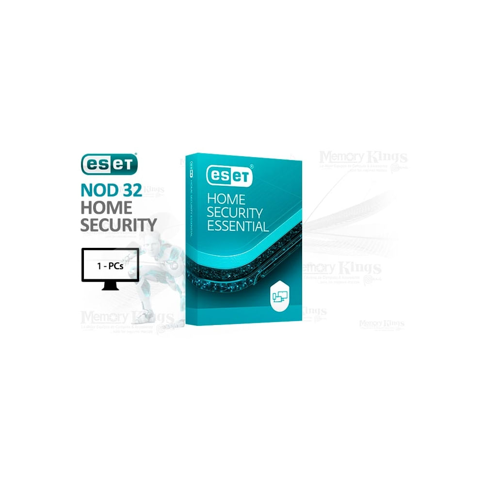 ESET Home Security Essential para 1 PC - Protección antivirus efectiva y fácil de usar