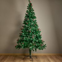 Árbol de Navidad con Berries 210cm con 864 Ramas Orange