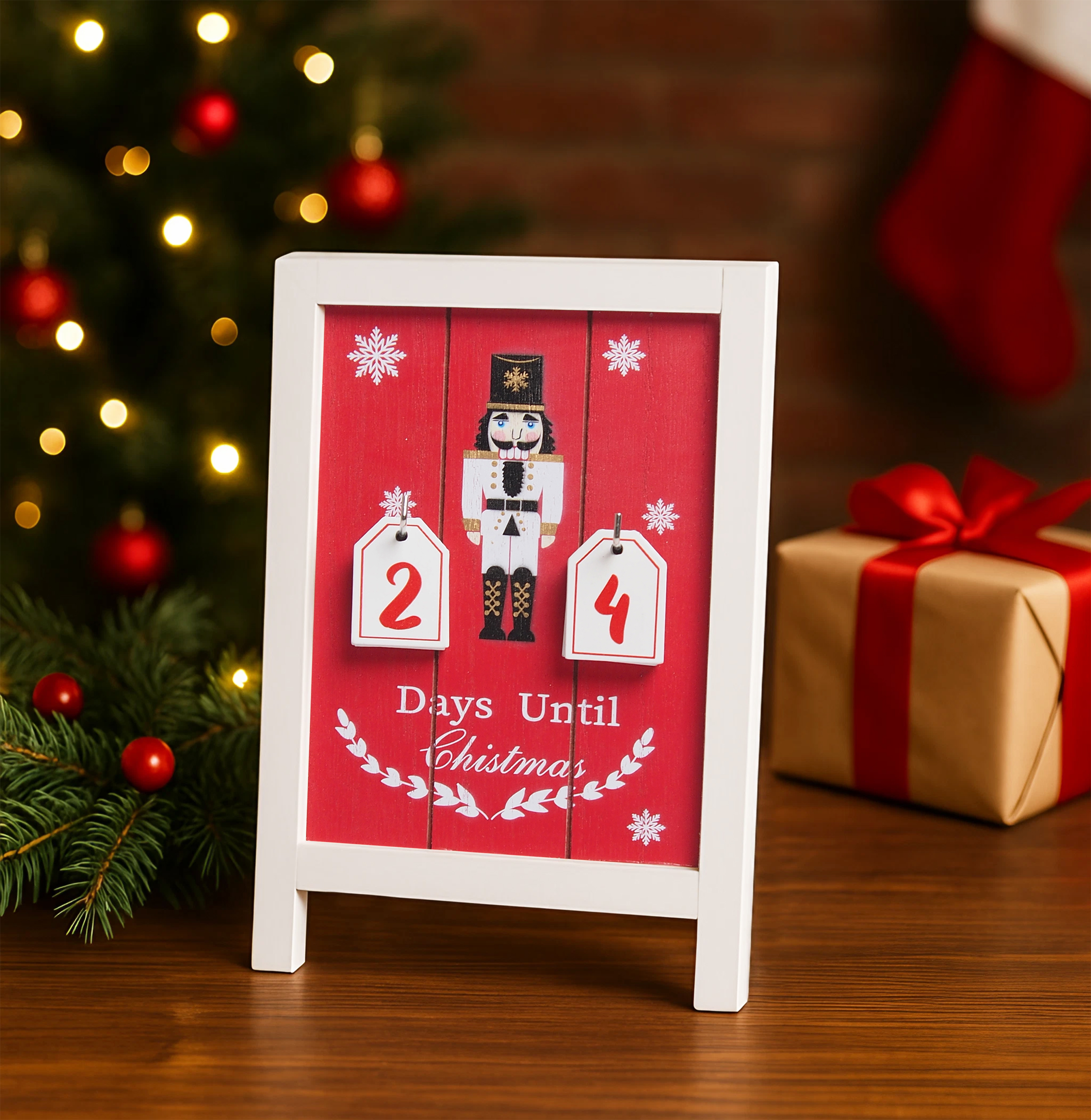 Calendario Cascanueces 23cm Cuentos de Navidad Orange