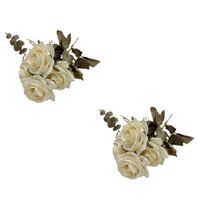 Pack de 2 Bouquets De Rosa En Boton 8224-BL FLORIPASTORE