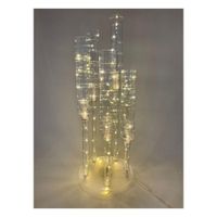 Adorno de Acrílico con 5 Tubos con Luces LED CV944 FLORIPASTORE