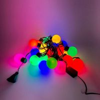 Colgante En Bolitas Con Luces Led Coloridas Cv910Col FLORIPASTORE