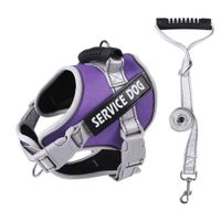 Pechera de Seguridad Reflectante Ajustable de Color Morado Talla S